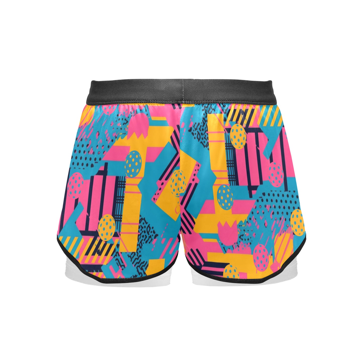 "SAVED BY THE BALL" WOMENS PRO PERFORMANCE PICKLEBALL SHORTS