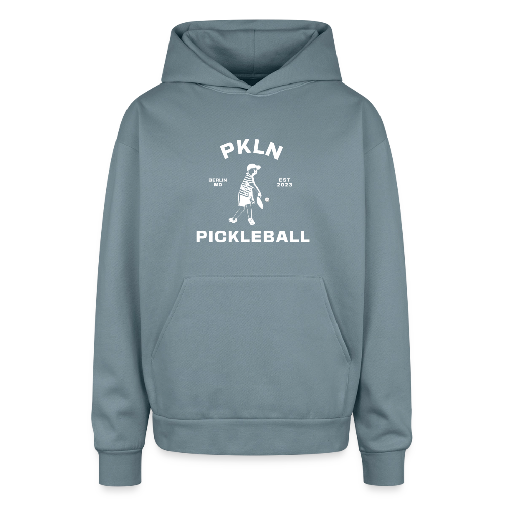"THE POSTERBOY" PREMIUM SIDELINE HOODIE - stone blue