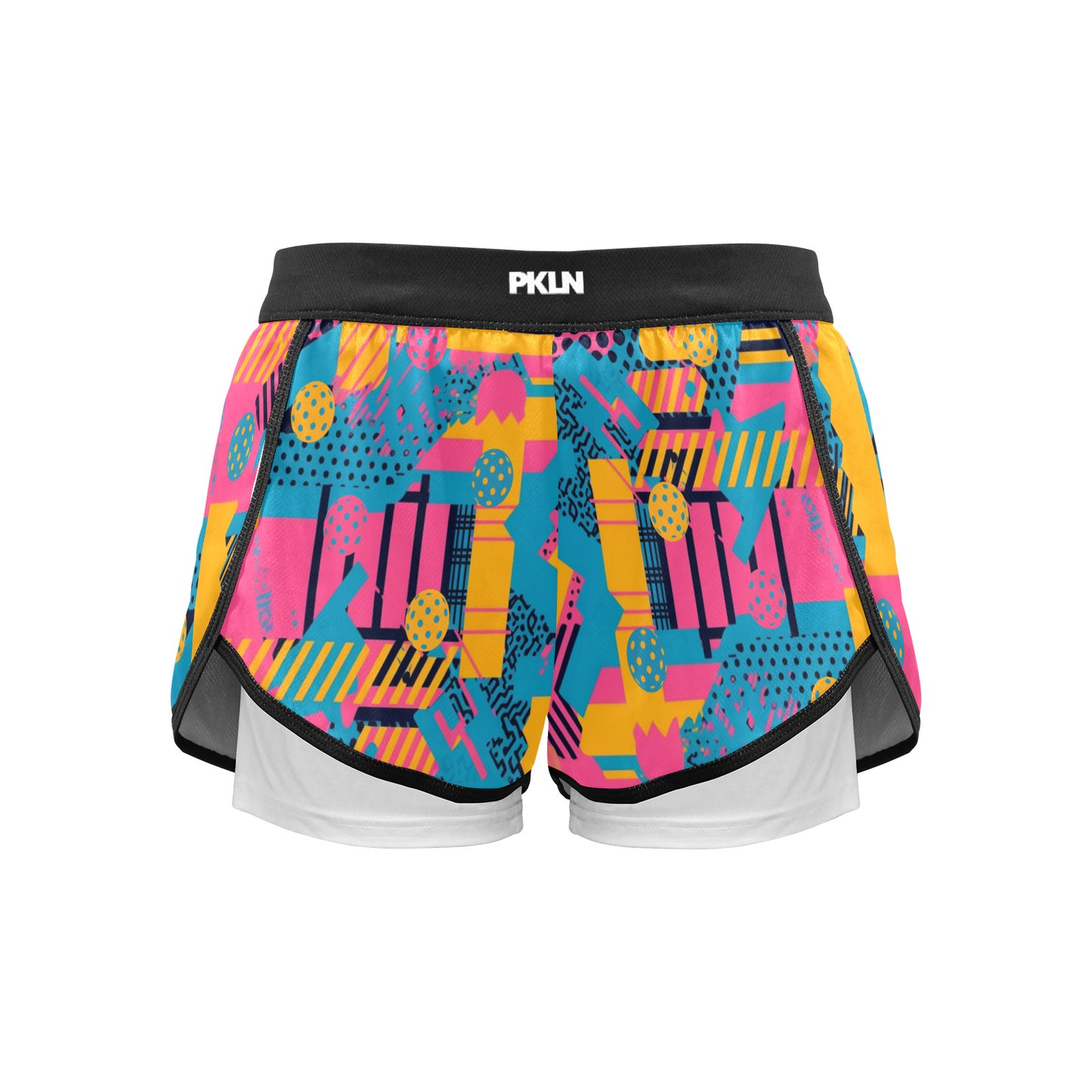 "SAVED BY THE BALL" WOMENS PRO PERFORMANCE PICKLEBALL SHORTS