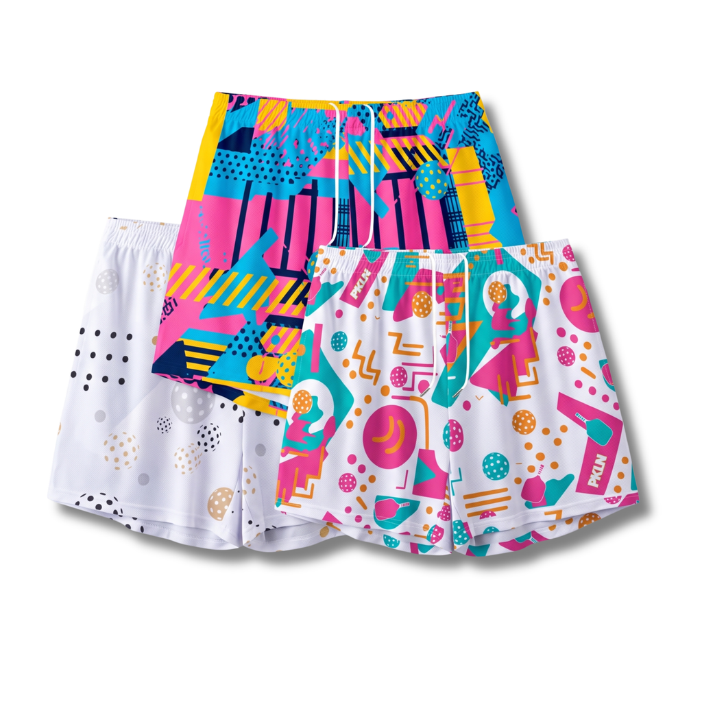 RETRO 90's PICKLEBALL SHORTS