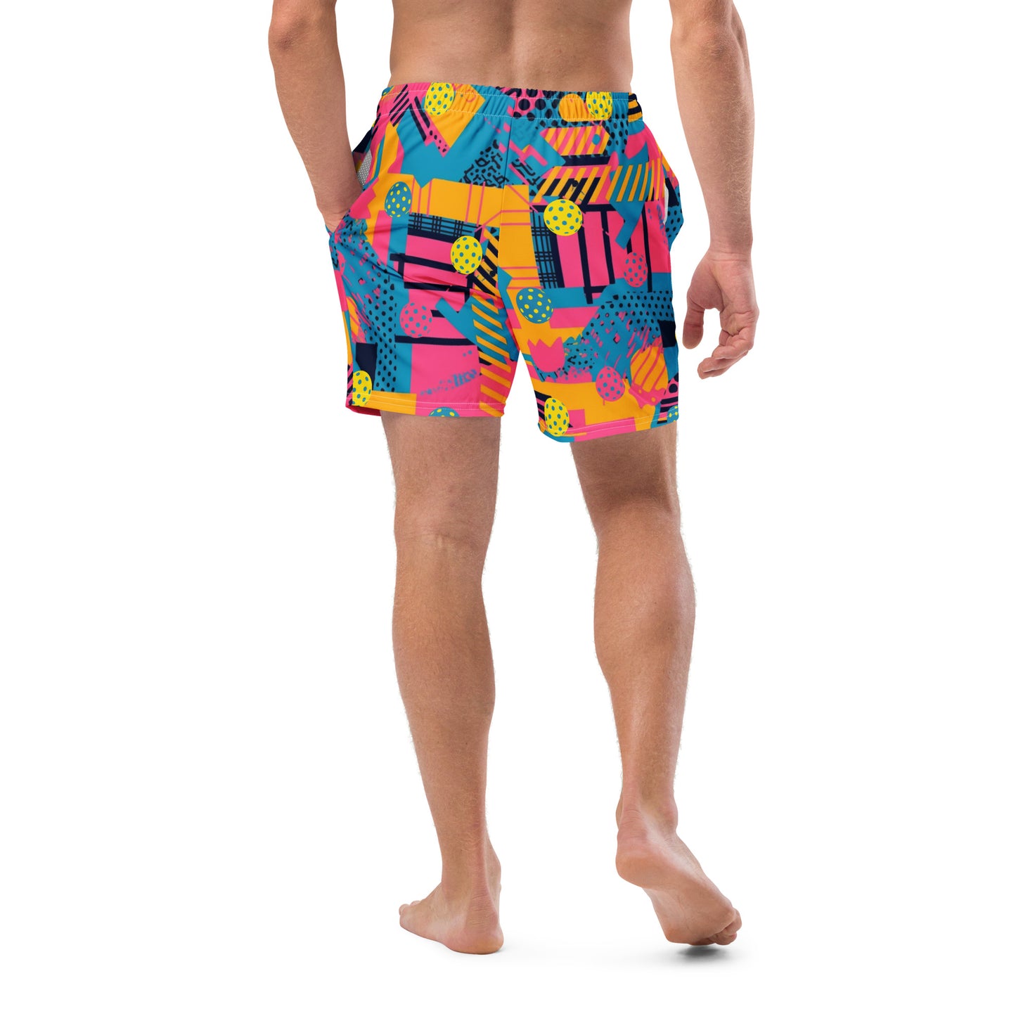 "SAVED BY THE BALL" UPF50+ MENS PICKLEBALL x SWIM SHORTS