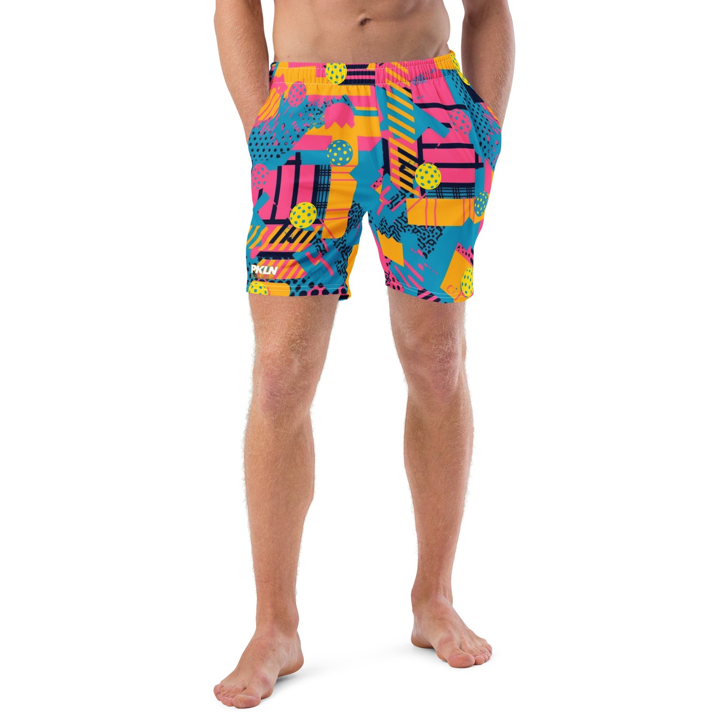 "SAVED BY THE BALL" UPF50+ MENS PICKLEBALL x SWIM SHORTS