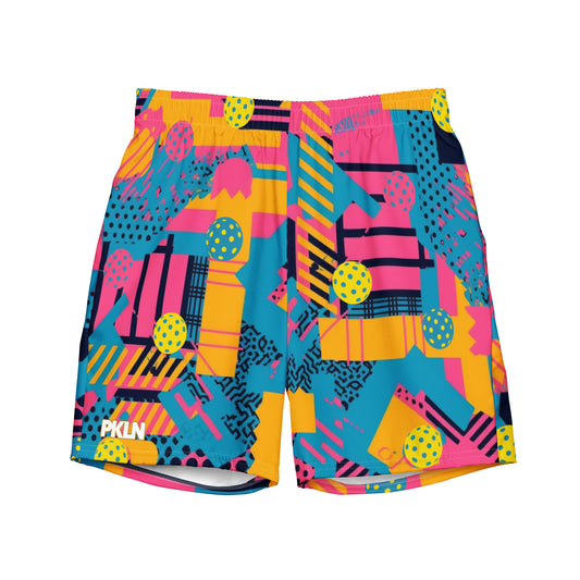 "SAVED BY THE BALL" UPF50+ MENS PICKLEBALL x SWIM SHORTS