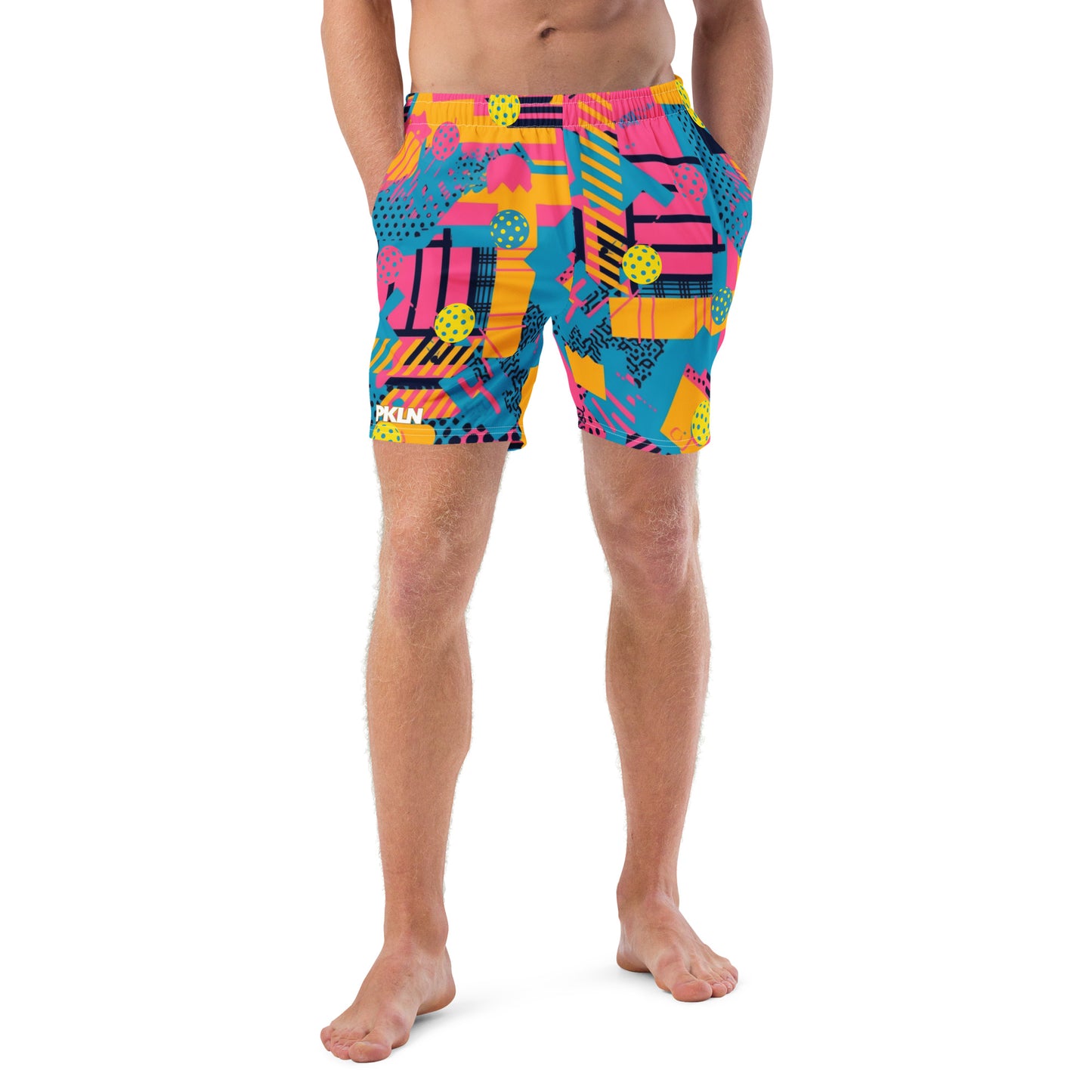 "SAVED BY THE BALL" UPF50+ MENS PICKLEBALL x SWIM SHORTS