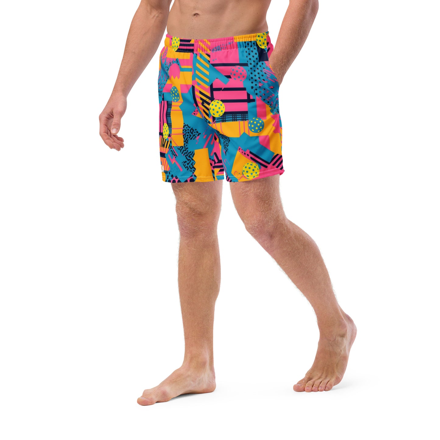 "SAVED BY THE BALL" UPF50+ MENS PICKLEBALL x SWIM SHORTS