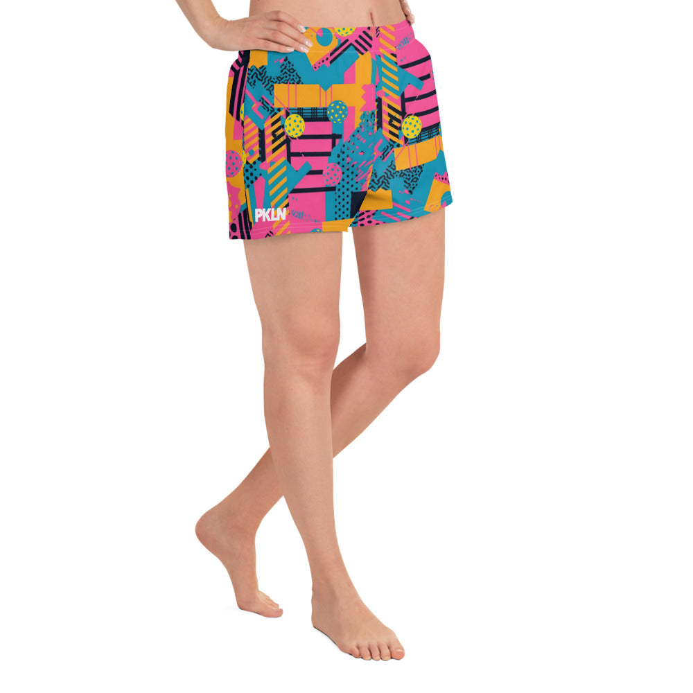 "SAVED BY THE BALL" UPF50+ WOMENS PICKLEBALL SHORTS