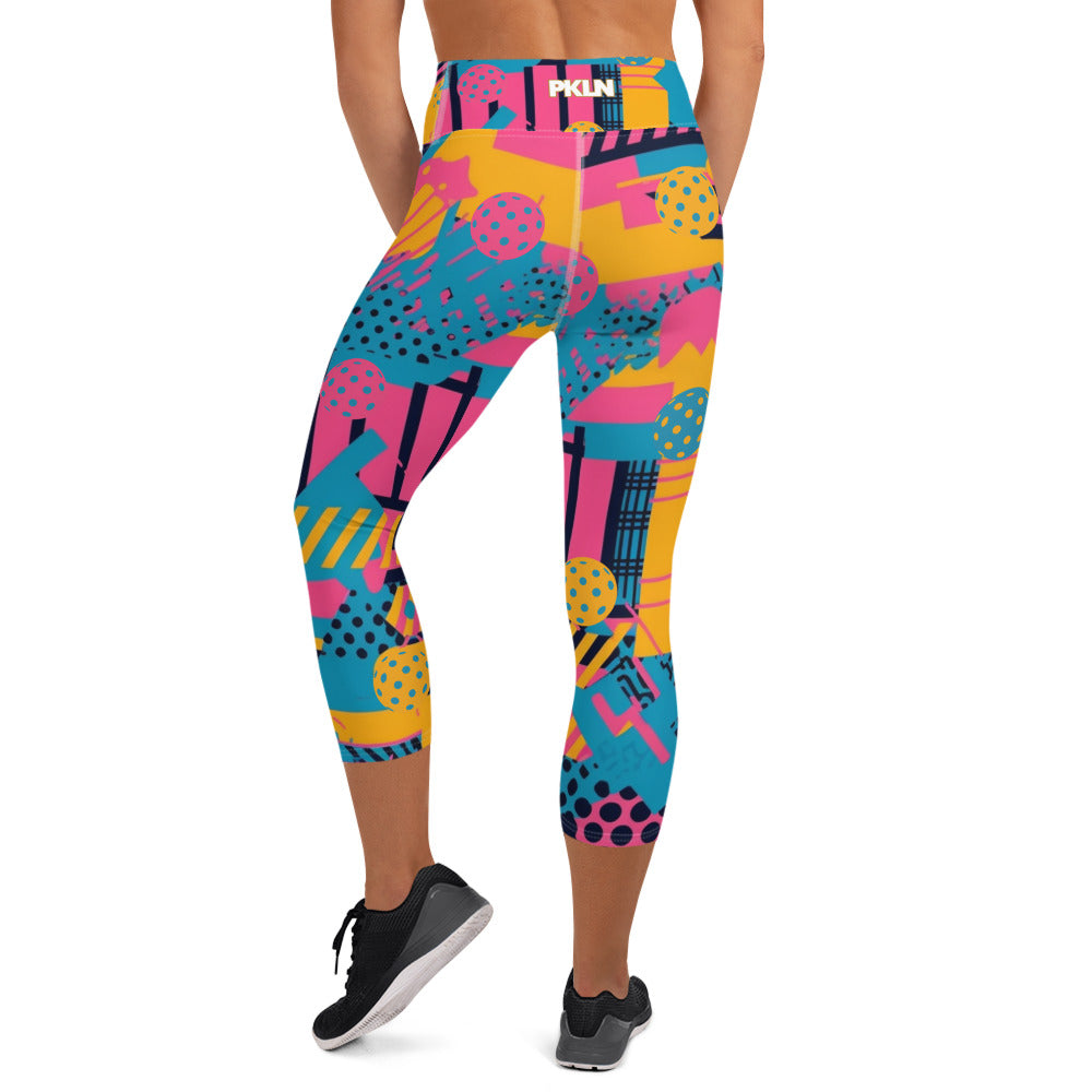 "SAVED BY THE BALL" PRO PERFORMANCE WOMENS 3/4 LENGTH LEGGINGS