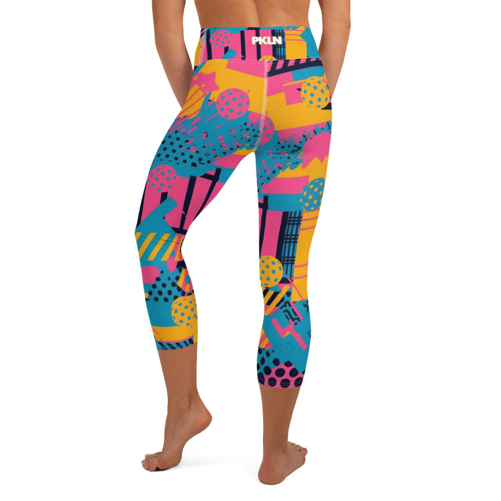 "SAVED BY THE BALL" PRO PERFORMANCE WOMENS 3/4 LENGTH LEGGINGS