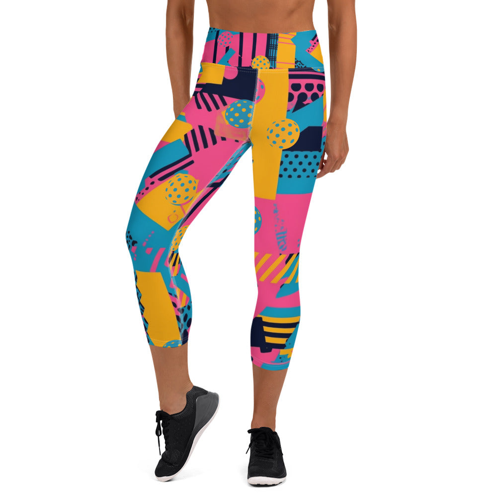 "SAVED BY THE BALL" PRO PERFORMANCE WOMENS 3/4 LENGTH LEGGINGS