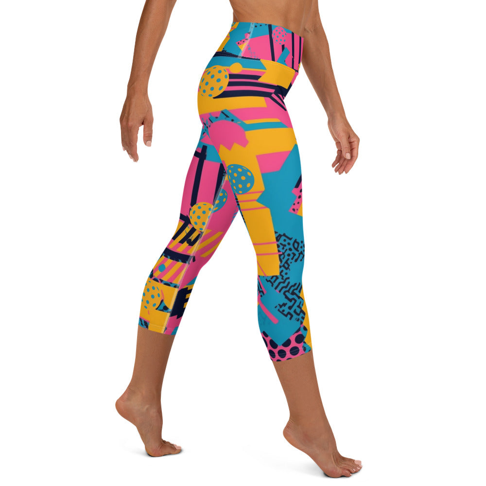 "SAVED BY THE BALL" PRO PERFORMANCE WOMENS 3/4 LENGTH LEGGINGS