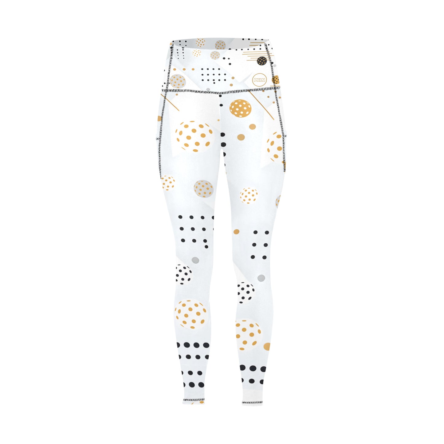 "GOLD RUSH" PRO PERFORMANCE PICKLEBALL LEGGINGS