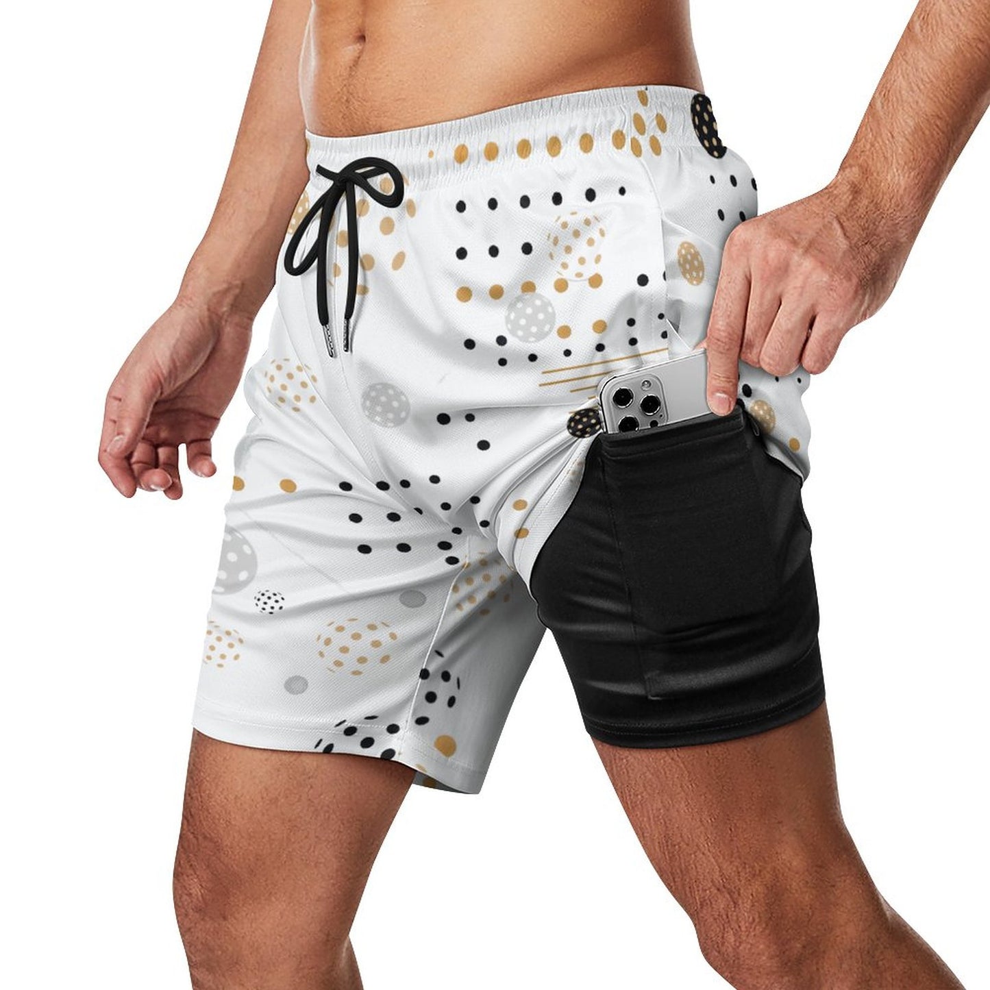 GOLD RUSH Pickleball Shorts