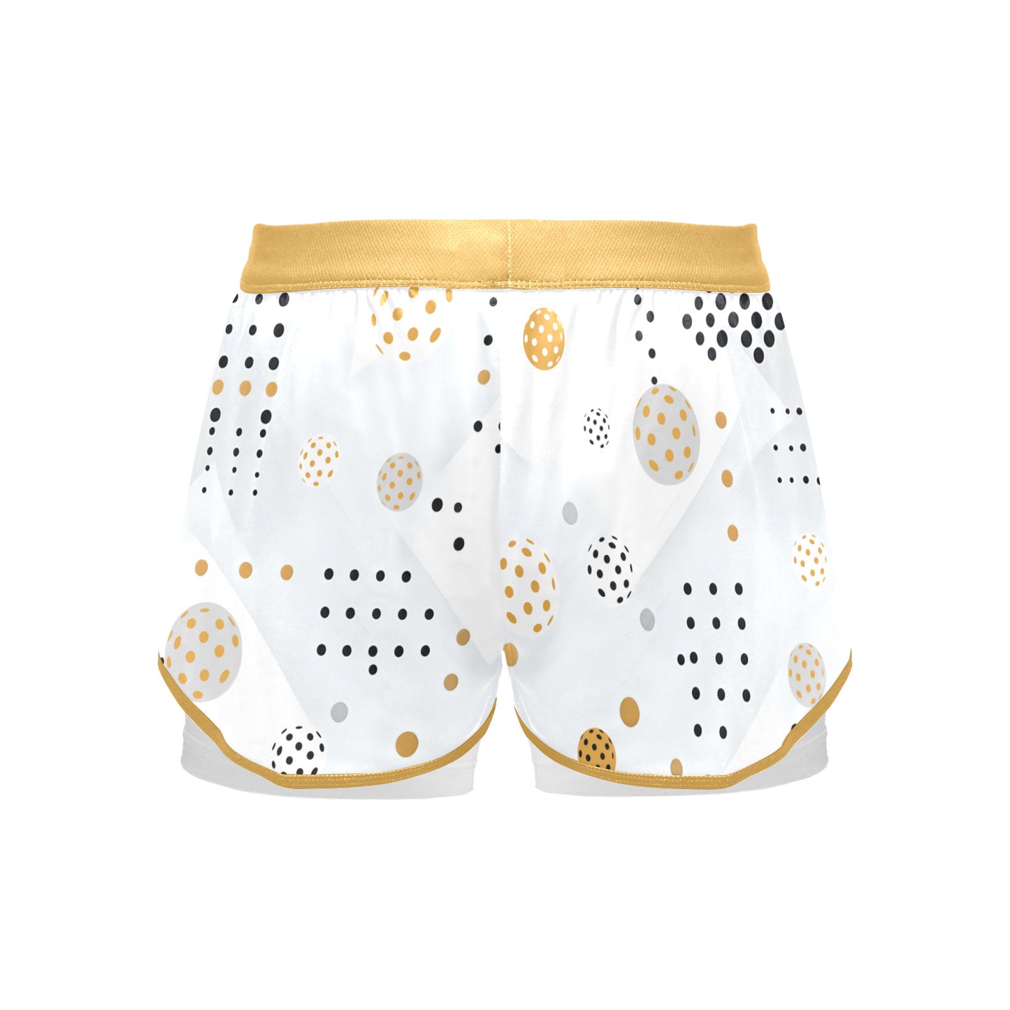 GOLD RUSH WOMENS PRO PERFORMANCE PICKLEBALL SHORTS