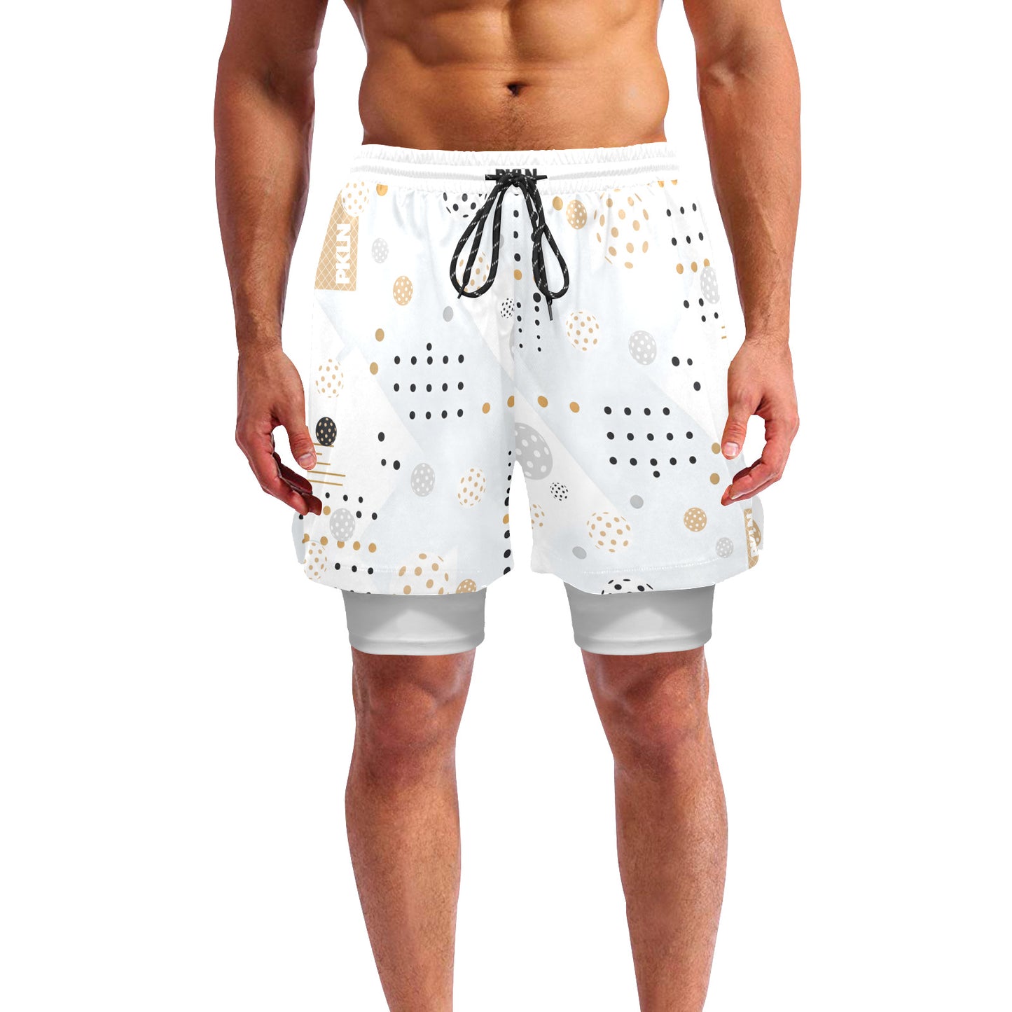 "GOLD RUSH" PRO PERFORMANCE PICKLEBALL SHORTS