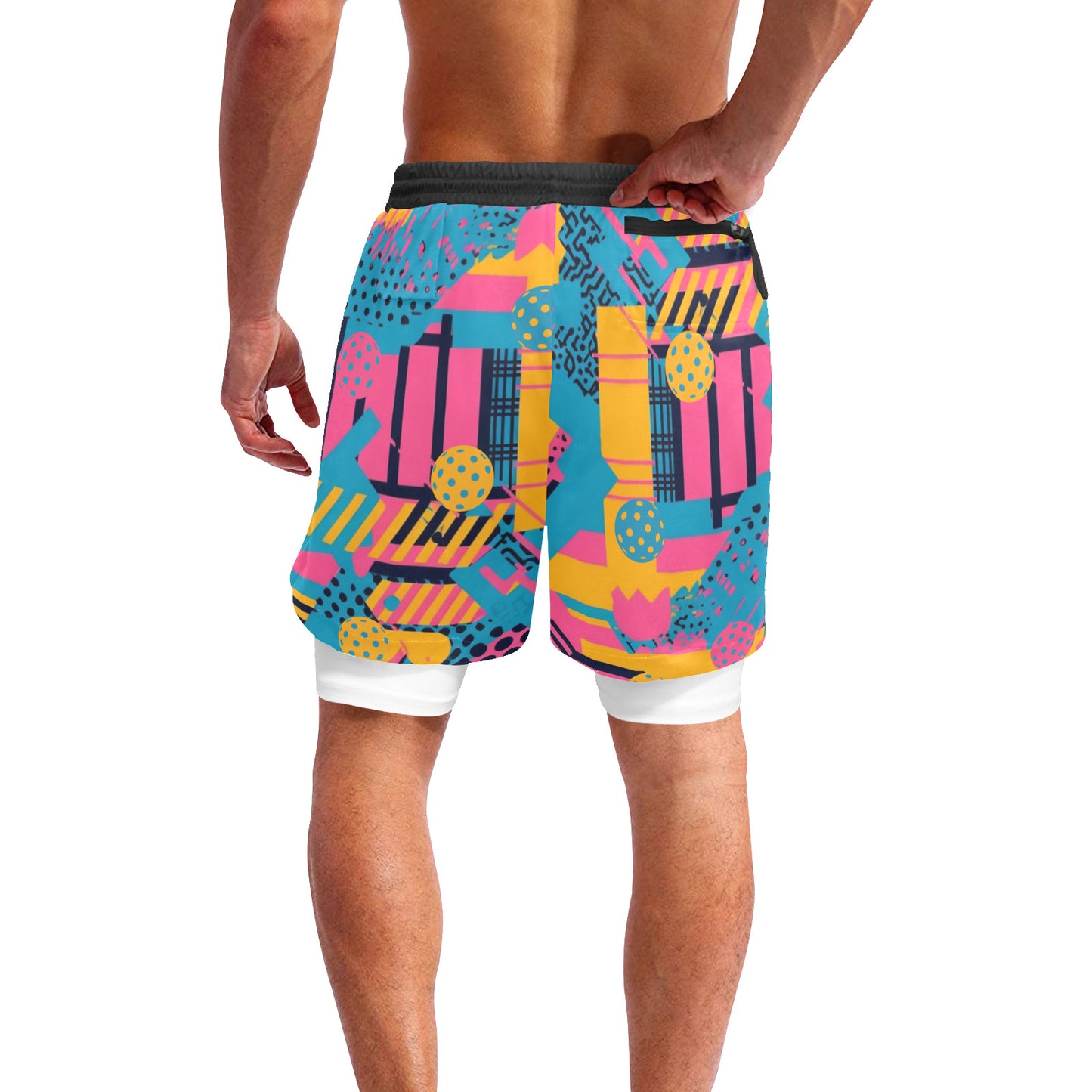 "SAVED BY THE BALL" PRO PERFORMANCE PICKLEBALL SHORTS