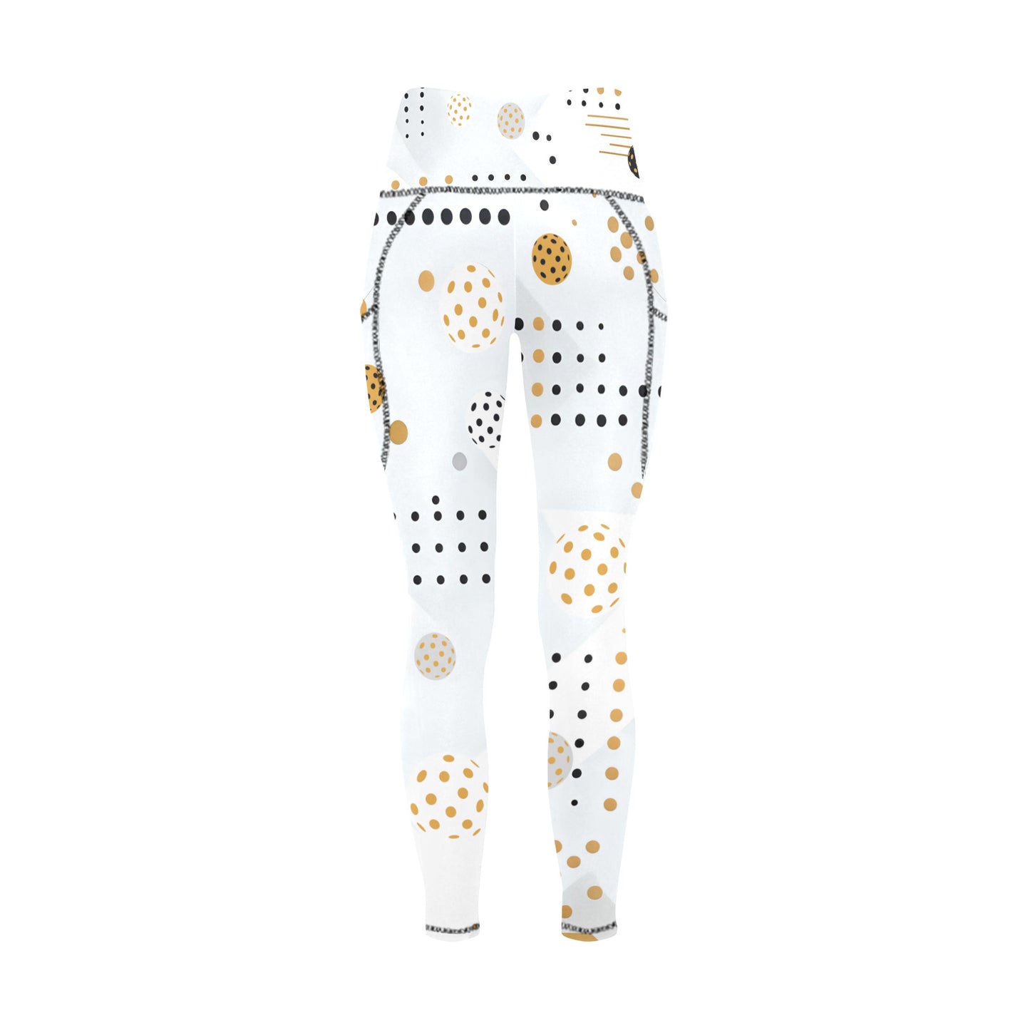 "GOLD RUSH" PRO PERFORMANCE PICKLEBALL LEGGINGS