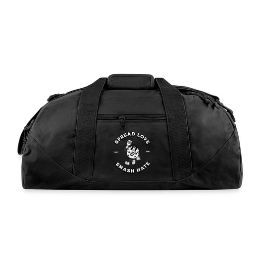 "SMASH HATE" 3RD SHOT RECYCLED DUFFEL