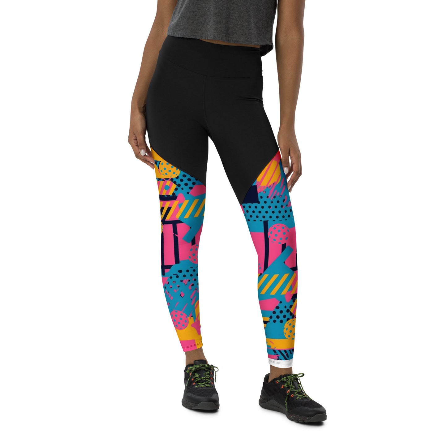 "SAVED BY THE BALL" ELITE PERFORMANCE PICKLEBALL LEGGINGS