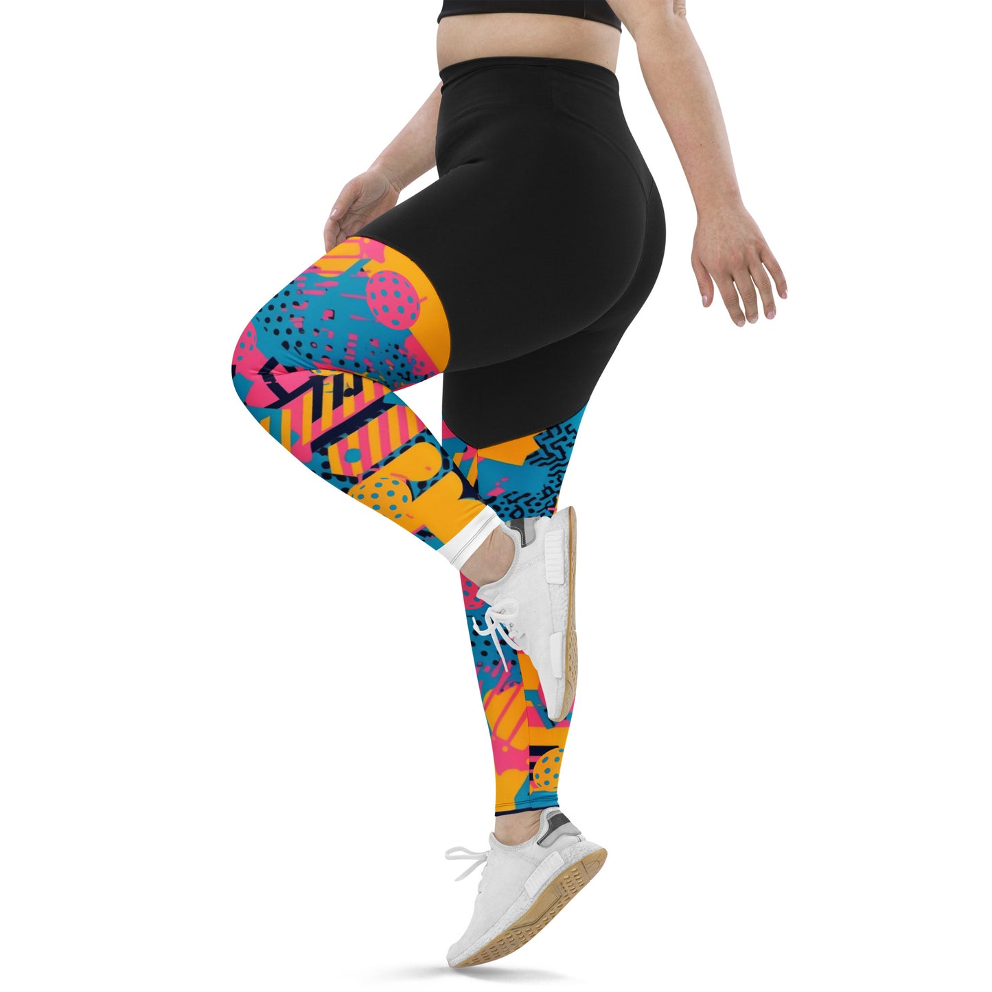 "SAVED BY THE BALL" ELITE PERFORMANCE PICKLEBALL LEGGINGS