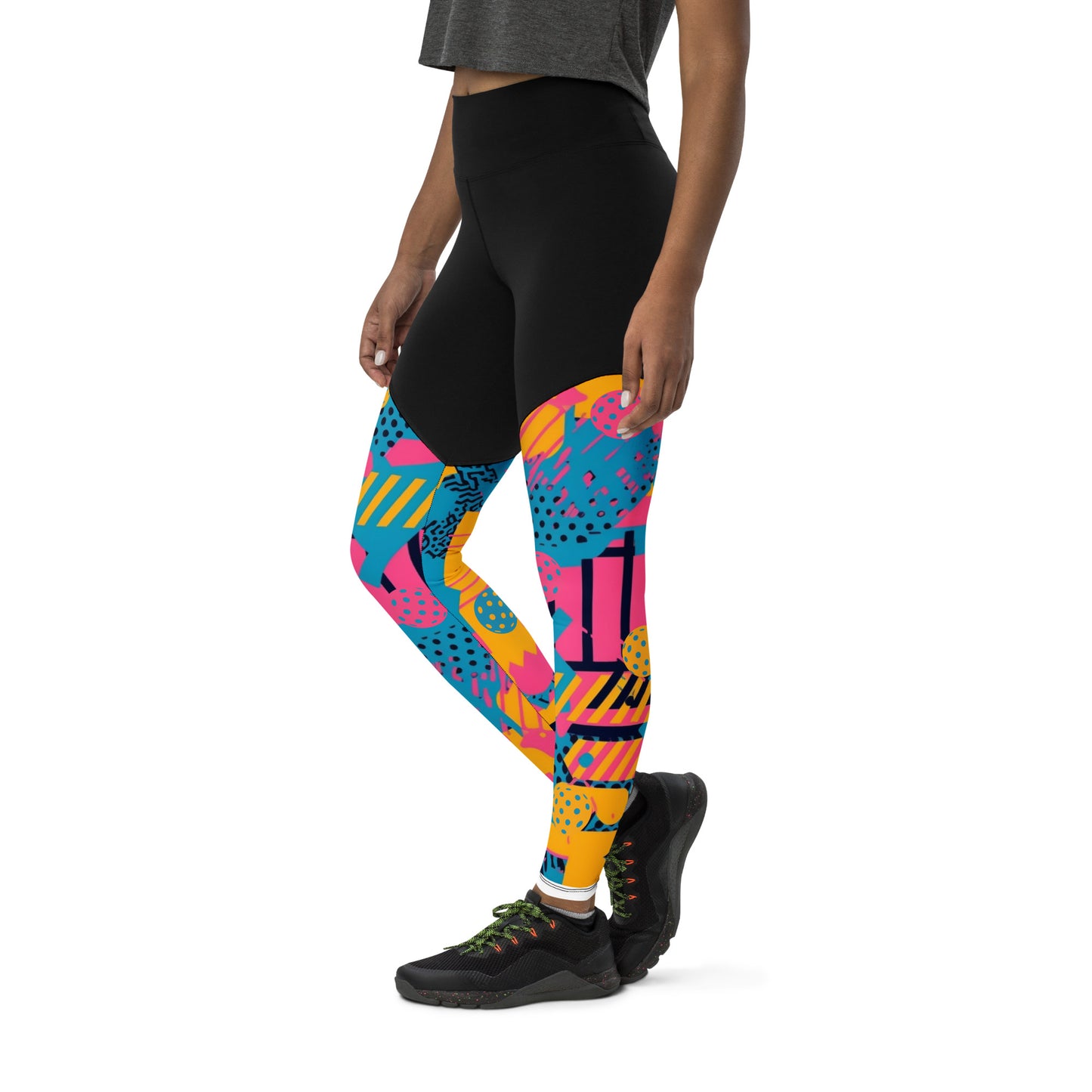 "SAVED BY THE BALL" ELITE PERFORMANCE PICKLEBALL LEGGINGS