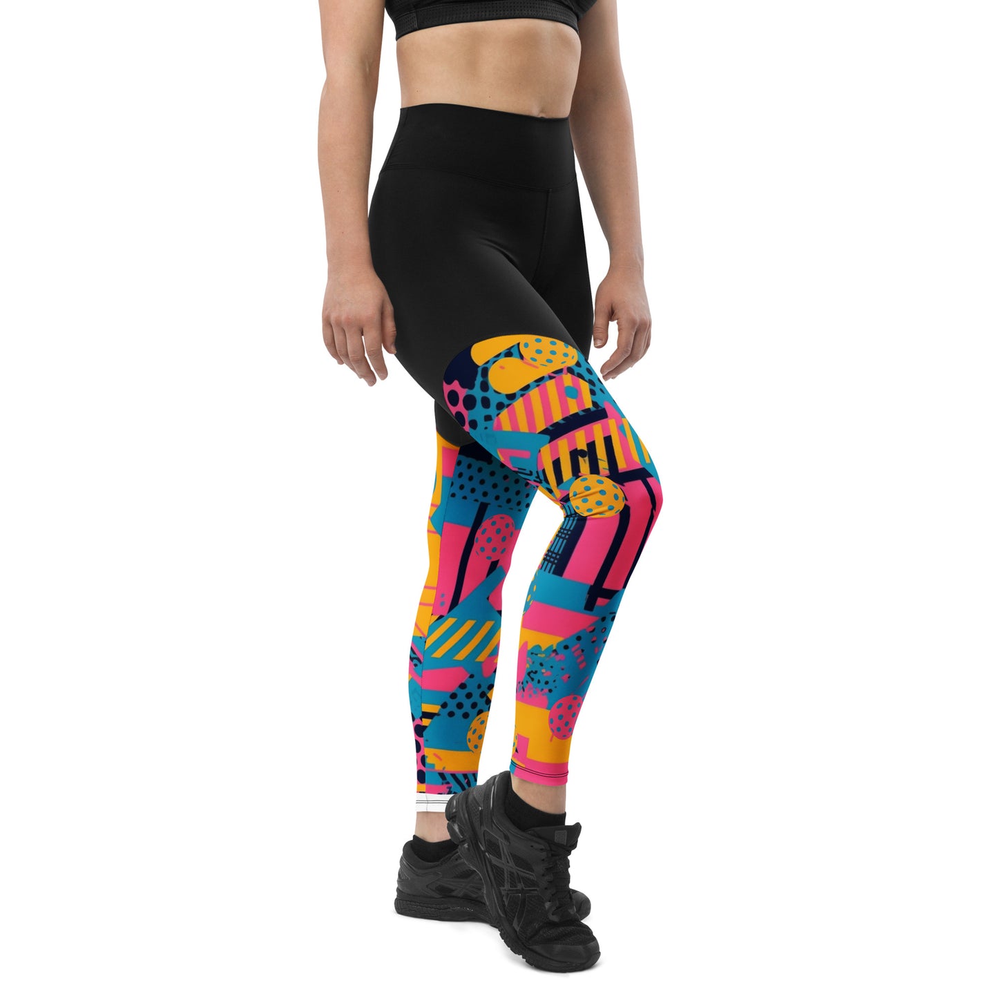 "SAVED BY THE BALL" ELITE PERFORMANCE PICKLEBALL LEGGINGS