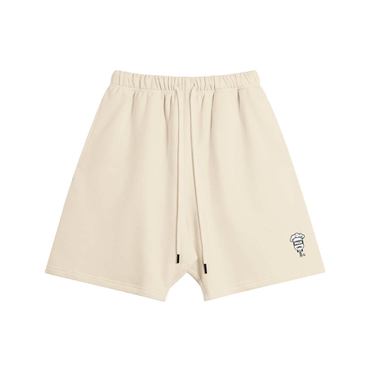 "CHEF" EMBROIDERED PODIUM SHORTS