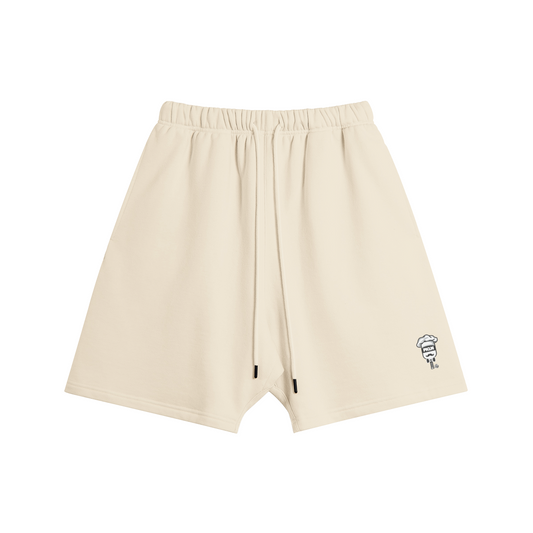 "CHEF" EMBROIDERED PODIUM SHORTS