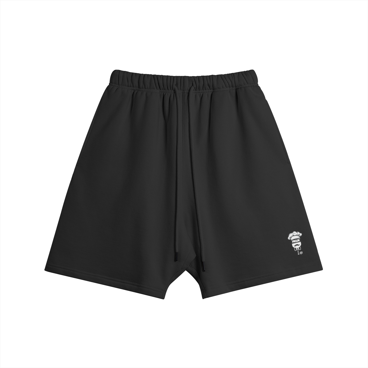 "CHEF" EMBROIDERED PODIUM SHORTS